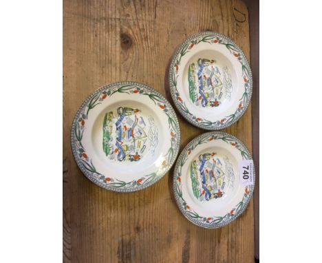  Sale Item:    3 GOD SPEED THE PLOUGH PLATES   Vat Status:   No Vat   Buyers Premium:  This lot is subject to a Buyers Premiu