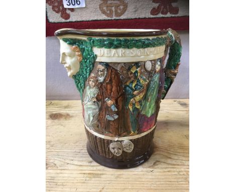  Sale Item:  ROYAL DOULTON THE SHAKESPEARE JUG (AF) Vat Status:  No Vat  Buyers Premium:  This lot is subject to a Buyers Pre