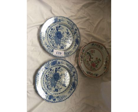  Sale Item:    3 CONTINENTAL PLATES (AF)   Vat Status:   No Vat   Buyers Premium:  This lot is subject to a Buyers Premium of