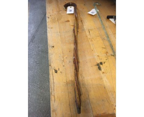  Sale Item:    DOMINO TWISTED WALKING STICK   Vat Status:   No Vat   Buyers Premium:  This lot is subject to a Buyers Premium