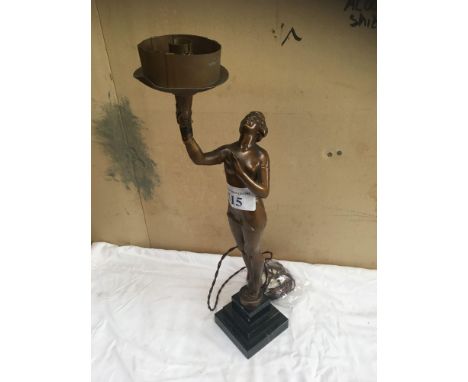  Sale Item:    LADY LAMP (AF)   Vat Status:   No Vat   Buyers Premium:  This lot is subject to a Buyers Premium of 15% + Vat 