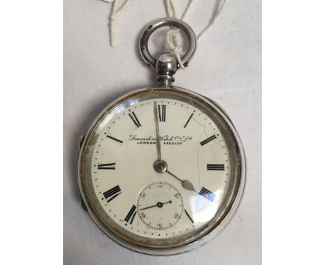  Sale Item:    SILVER POCKET WATCH LANCASHIRE WATCH CO (AF)  Vat Status:   No Vat   Buyers Premium:  This lot is subject to a