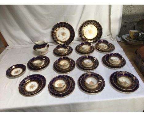  Sale Item:    37 PCS AYNSLEY TEAWARE ( 1 CUP &amp; 1 SAUCER- AF)  Vat Status:   No Vat   Buyers Premium:  This lot is subjec