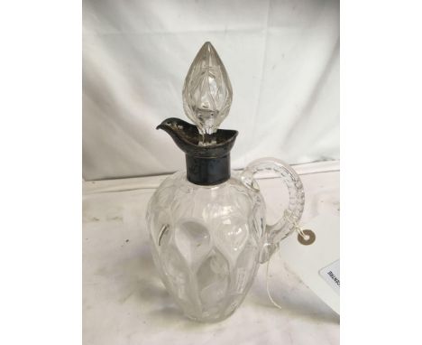  Sale Item:    SILVER TOPPED DECANTER (AF)   Vat Status:   No Vat   Buyers Premium:  This lot is subject to a Buyers Premium 