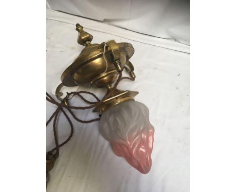  Sale Item:    BRASS HANGING LAMP   Vat Status:   No Vat   Buyers Premium:  This lot is subject to a Buyers Premium of 15% + 