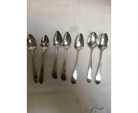  Sale Item:    7 VARIOUS EDINBURGH SILVER TEA SPOONS  Vat Status:   No Vat   Buyers Premium:  This lot is subject to a Buyers