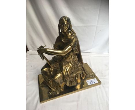  Sale Item:    METAL LADY FIGURE (AF)   Vat Status:   No Vat   Buyers Premium:  This lot is subject to a Buyers Premium of 15