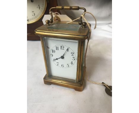  Sale Item:    BRASS CARRIAGE CLOCK (AF)   Vat Status:   No Vat   Buyers Premium:  This lot is subject to a Buyers Premium of
