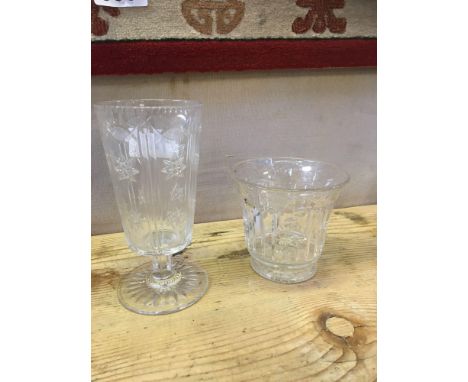  Sale Item:    2 GLASS VASES   Vat Status:   No Vat   Buyers Premium:  This lot is subject to a Buyers Premium of 15% + Vat @