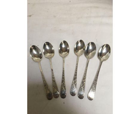  Sale Item:    SET 6 SHEFFIELD SILVER TEASPOONS 1896  Vat Status:   No Vat   Buyers Premium:  This lot is subject to a Buyers