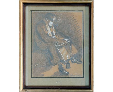 Marquardsen , Otto (Berlin, Ketschendorf(Lager) 1887-1946) Künstlerelend  Kohle mit Weißhöhung. 24,5×18 cm. Mit Bleistift sig