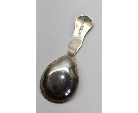 Victorian Hallmarked Newcastle Silver Tea Caddy Spoon 