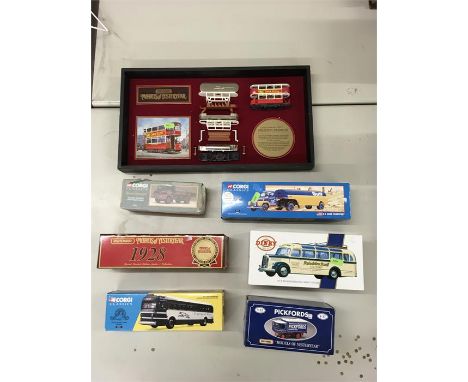 Collection of Boxed Corgi, Dinky Cars and Lorries to inc Queen Elizabeth II Jubilee Set and Matchbox Scammell 100 tonne truck