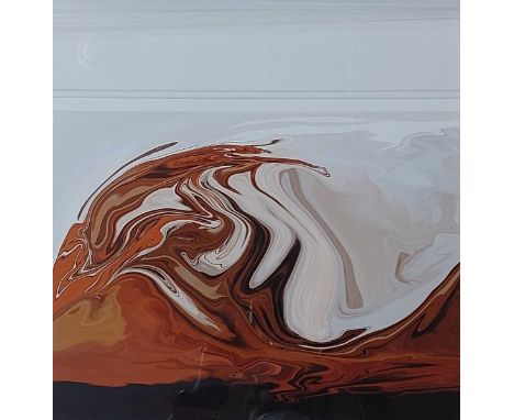 PAULINE THOMAS limited edition print - 'Tsunami 4', signed, 58 x 68cmsComments: glazed and framed in black