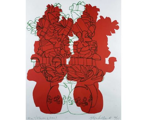 GLYN WILLIAMS limited edition (12/35) coloured print - entitled 'May (Flowers of Stone)', 50 x 40cmsComments: framed and glaz