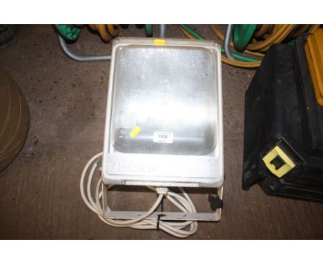 An outdoor flood light 