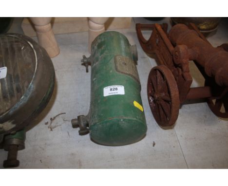 A stationary engine petrol tank