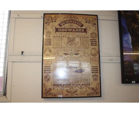 A Harry Potter advertising print