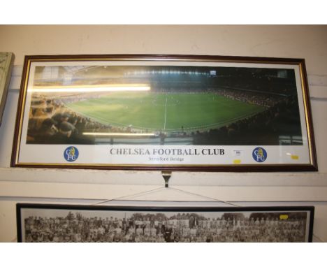 A framed print relating to Chelsea Football Club