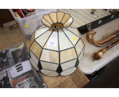 A Tiffany style lamp shade