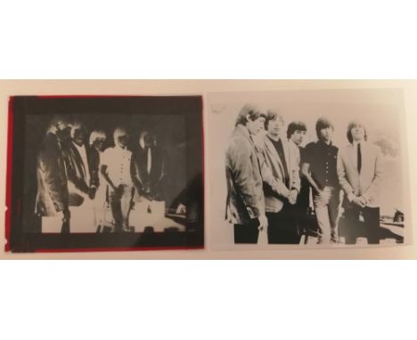 Vintage negative of the original 1960's line up of The Rolling Stones with Brian Jones.