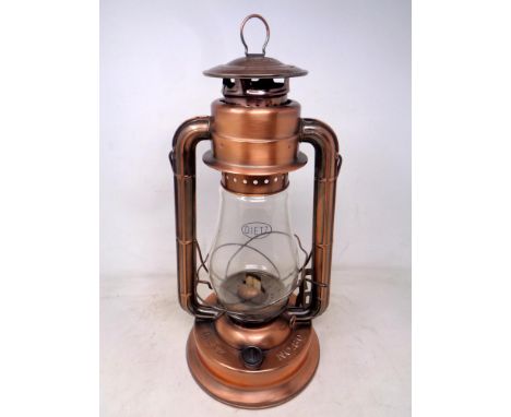 A Dietz paraffin lamp.