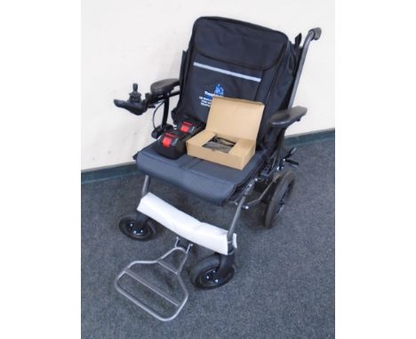 An eFoldi Powerchair, with charger, user manual etc 