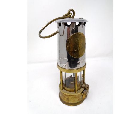 An Eccles Protector miner's lamp type GR6S.