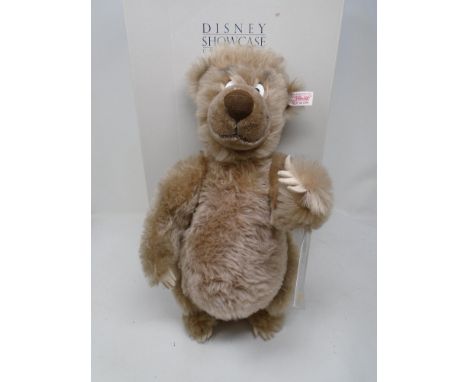 A Steiff Disney showcase collection, Baloo no. 1044, new with tags.