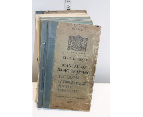 A post war Civil Defence Basic Training Manual 