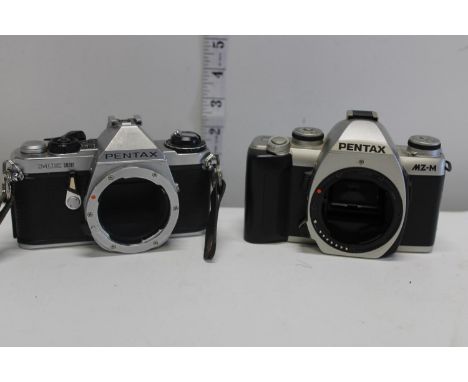 Two vintage Pentax camera bodies 