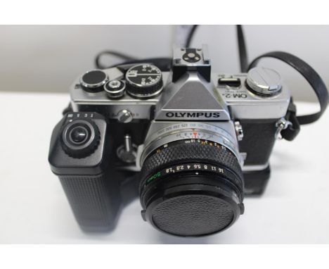 A vintage Olympus OM-1TR camera &amp; lens 