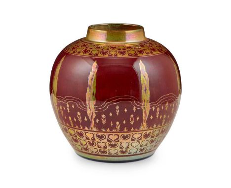 GORDON FORSYTH (1879-1952) FOR PILKINGTON'S TILE & POTTERY CO. LANCASTRIAN VASE, 1908 lustre-glazed earthenware, impressed fa