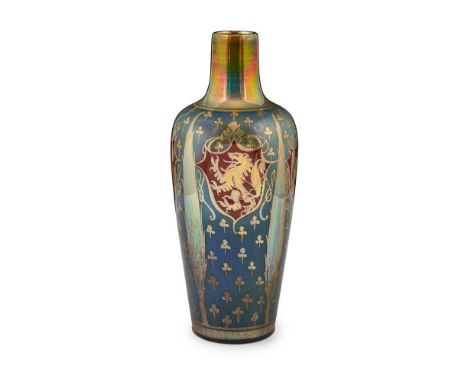 GORDON FORSYTH (1879-1952) FOR PILKINGTON'S TILE & POTTERY CO. LANCASTRIAN VASE, 1910 lustre-glazed earthenware, impressed fa