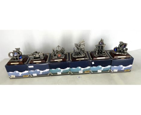 6 boxed Myth &amp; Magic figures - The Great Earth Dragon, Are We There Yet!, The Newest Dragonet, Under the Harp's Spell, Th