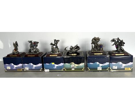 6 boxed Myth &amp; Magic figures - The Guardian of the Crystal, The Great Sun Dragon, Protector of the Fairy Princess, Imperi