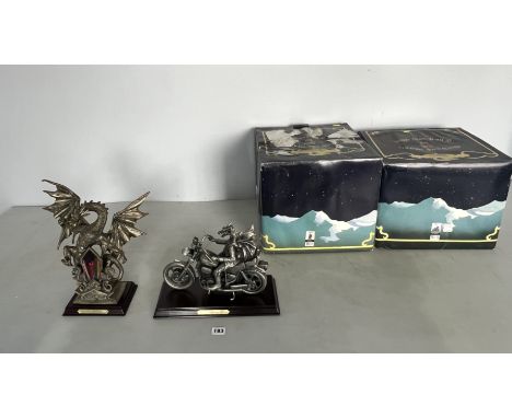 2 large boxed Myth &amp; Magic figures - Xannov (box damaged) and Hot Wheels 
