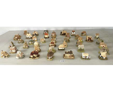 43 unboxed Lilliput Lane cottages - April Cottage, Milestone Cottage, Wellington Lodge, Wycombe Toll House, Puddlebrook, Dais
