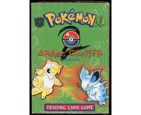 SGB report:This lot contains one factory sealed Base Set 2 Grass Chopper Theme deck. The item is still sealed and comes direc