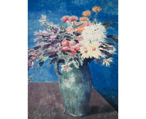 After Pablo Picasso (1881-1973) - 'Vase of Flowers', a limited edition gouttelette print numbered 32/50, from an edition appr