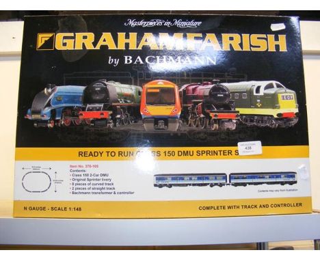 A boxed Graham Farish N Gauge train set 