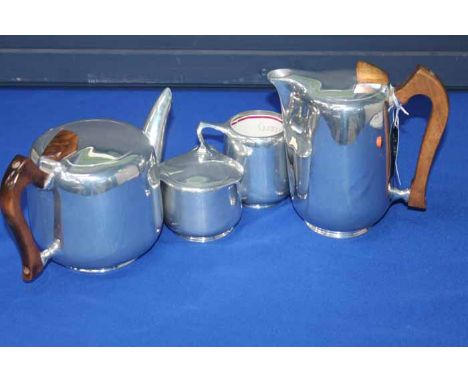 PICQUOT WARE FOUR PIECE TEA SERVICE