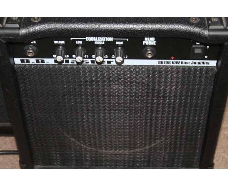 TWO BASS GUITAR AMPLIFIERS
comprising of a B.B Blaster BB10B 10W and a Laney BC30 (2)