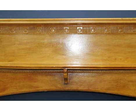 LARGE WOODEN FIRE SURROUND