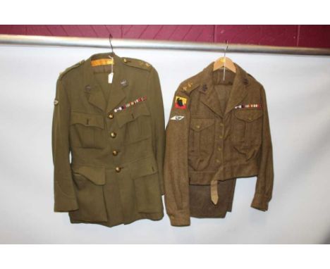 Collection of Military uniform formerly the property of Lieutenant Colonel George Sugden, M.C. and Bar, The Royal Tank Regime