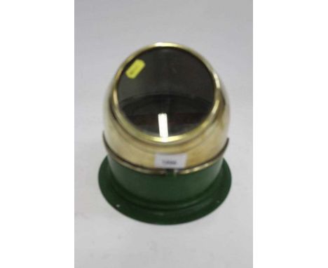 Brass ships binnacle gimbal compass