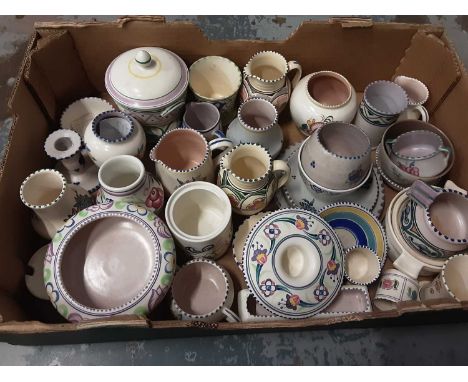 Two boxes of mixed Poole potteryCondition report: All appear in good order - may be some minor damage to a few pieces