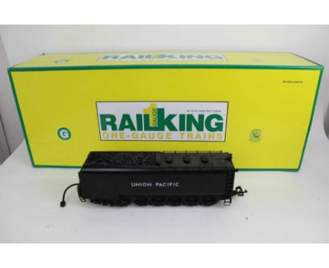 Rail King One Gauge Big Boy Steam Engine Union Pacific 4-8-8-4 #404 in wooden carrying case and original box.Condition report