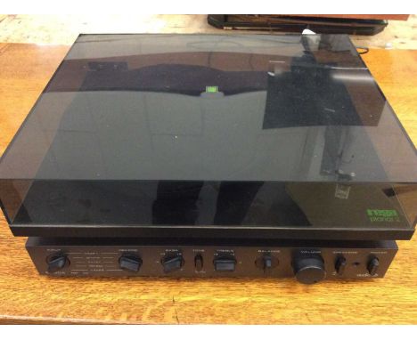 Rega Planar one turntable record deck, Audiolab 8000A Integrated Amplifier and pair Mission 782 Floor standing speakersCondit