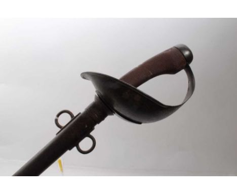 First World War 1908 Pattern cavalry troopers sword by Wilkinson with straight fullered blade sharpened for active service in